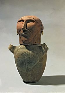 Anthropomorphic funerary urn