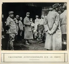 Anti-typhoid vaccination in World War I, c1910s. Creator: Unknown