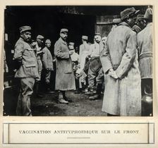 Anti-typhoid vaccination in World War I, c1910s. Creator: Unknown