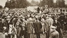 Anti-war meeting at Speakers Corner, near Marble Arch, Hyde Park, London, c1920s-c1930s(?). Creator: Unknown