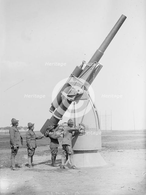 Anti-aircraft gun, between c1915 and c1920. Creator: Bain News Service.