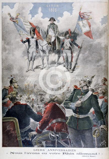 Anti-German allegory, 1895. Artist: Henri Meyer