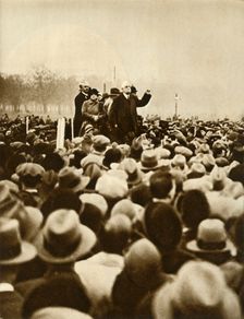 Anti-government demonstration, Hyde Park, London, 6 February 1933, (1935).i Creator: Unknown