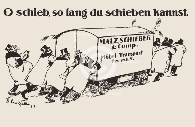 Anti-Semitic Postcard, 1918.