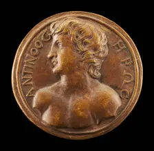 Antinous [obverse], probably 1500/1599. Creator: Unknown