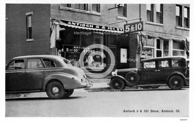 Antioch 5 & 10 Cent Store, Antioch, Illinois, USA, 1940. Artist: Unknown