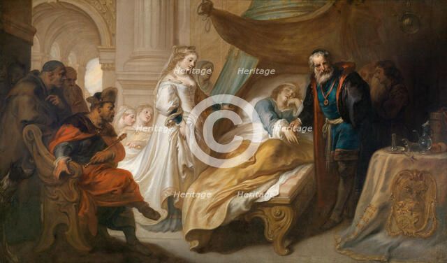 Antiochus and Stratonike. Creator: Thulden, Theodoor, van (1606-1669).