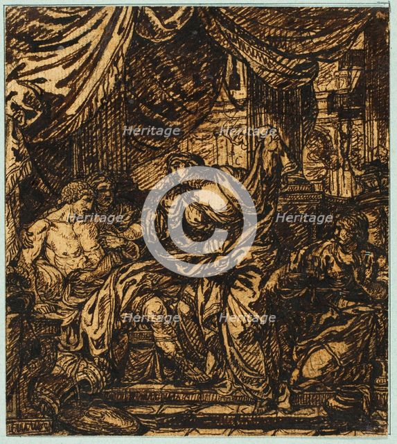 Antiochus I and Stratonice (recto), n.d. Creator: Unknown.