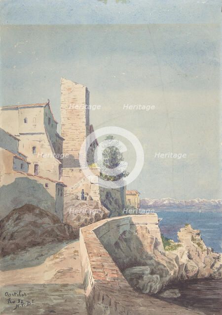 Antibes, 1882. Creator: Henry Victor Burgy.