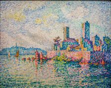 Antibes, The towers, 1911. Creator: Signac, Paul (1863-1935)