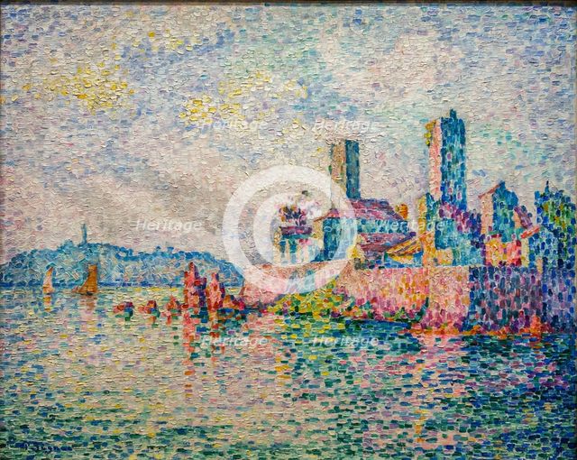 Antibes, The towers, 1911. Creator: Signac, Paul (1863-1935).