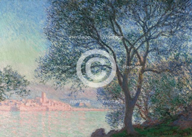 Antibes vue de la Salis (Antibes Seen from La Salis), 1888. Creator: Claude Monet.