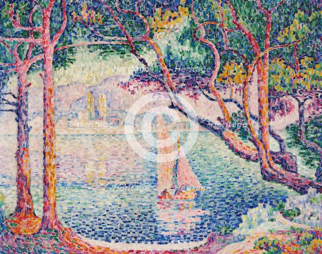 Antibes. La Pointe de Bacon, 1917. Creator: Paul Signac.