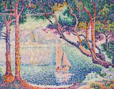 Antibes. La Pointe de Bacon, 1917. Creator: Paul Signac