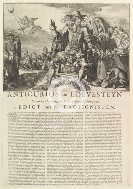 Anticurius van Loevesteyn.n.d. Creator: Romeyn de Hooghe.