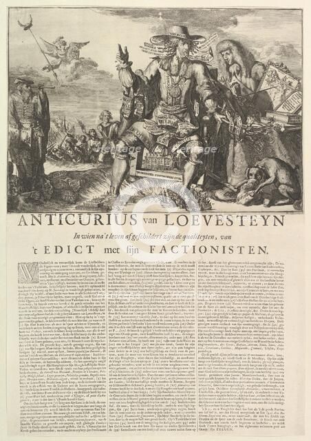 Anticurius van Loevesteyn.n.d. Creator: Romeyn de Hooghe.