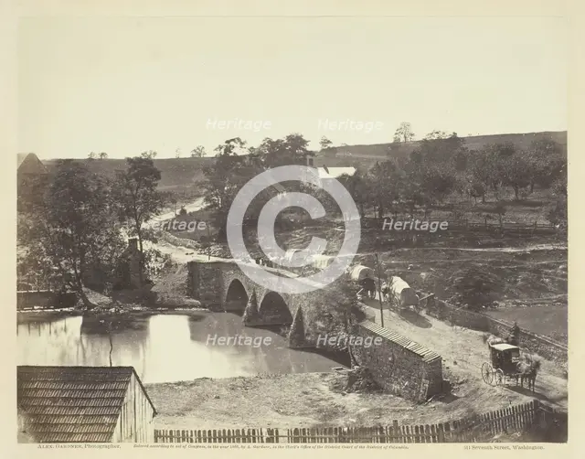 Antietam Bridge, Maryland, September 1862. Creators: Barnard & Gibson, George N. Barnard, James F. Gibson.
