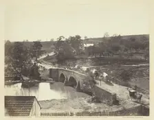 Antietam Bridge, Maryland, September 1862. Creators: Barnard & Gibson, George N. Barnard, James F. Gibson