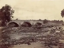 Antietam Bridge, On the Sharpsburg and Boonsboro Turnpike, No. 2, September 1862, 1862. Creator: Alexander Gardner