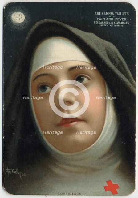 Antikamnia headache tablets, 1890s. Artist: Unknown