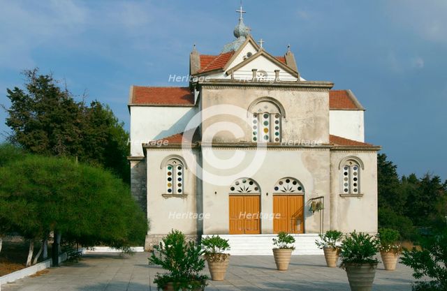 Antipata church, Kefalonia, Greece. Creator: Peter Thompson.