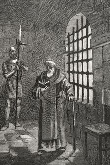Antipope John XXIII, (c1370-1419) in prison after being deposed in 1415 (1890). Creator: Joan Serra y Pausas