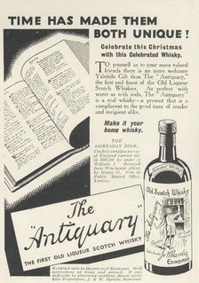 Antiquary Liqueur Scotch Whisky, 1935