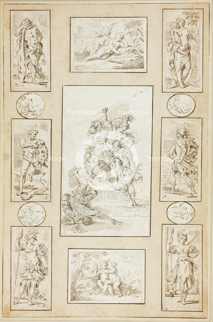 Antique Warriors and Mythological Subjects, n.d. Creator: Donato Creti.