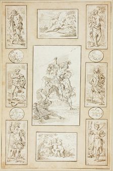 Antique Warriors and Mythological Subjects, n.d. Creator: Donato Creti