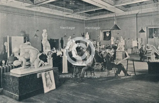 'Antique and Life Classes at the Ontario College of Art, Toronto', c1913. Artist: Unknown.