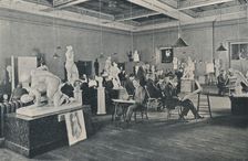 Antique and Life Classes at the Ontario College of Art, Toronto c1913