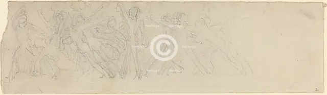 Antique Battle Scene (?). Creator: John Flaxman.