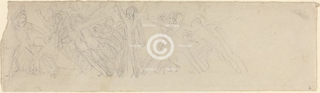 Antique Battle Scene (?). Creator: John Flaxman.