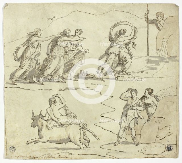 Antique Mosaic in the Barberini Palace, n.d. Creator: James Barry.