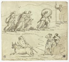 Antique Mosaic in the Barberini Palace, n.d. Creator: James Barry