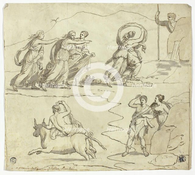 Antique Mosaic in the Barberini Palace, n.d. Creator: James Barry.