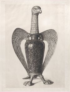 Antique Porphyry Vase, 1864. Creator: Jules-Ferdinand Jacquemart