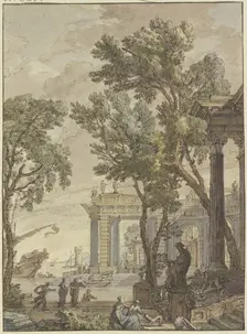 Antique seaport. Creator: Isaac de Moucheron