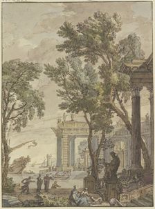 Antique seaport. Creator: Isaac de Moucheron