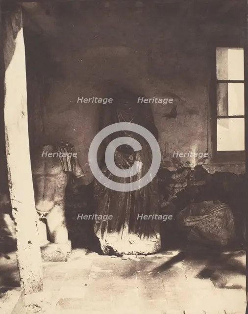 Antiquities in the Museum at Cherchell, Algeria, 1853-54. Creator: John Beasley Greene.