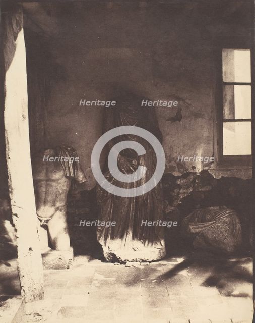 Antiquities in the Museum at Cherchell, Algeria, 1853-54. Creator: John Beasley Greene.