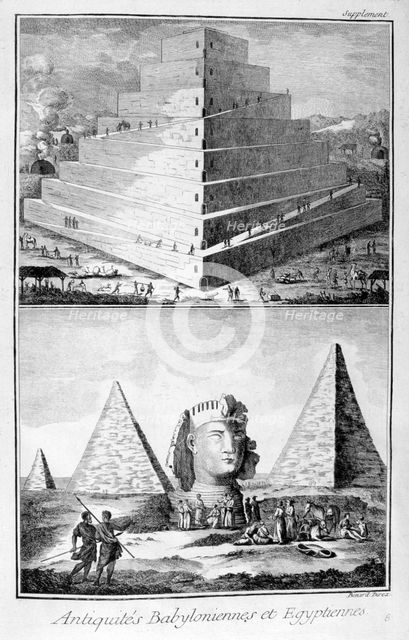 Antiquities of Babylonia and Egypt, 1751-1777. Artist: Unknown