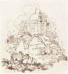 Antiquities of Dacca, 1814/1827. Creator: George Chinnery
