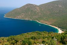 Antisamos (Captain Corelli's Beach), Kefalonia, Greece. Creator: Peter Thompson