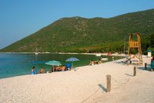 Antisamos (Captain Corelli's Beach), Kefalonia, Greece. Creator: Peter Thompson