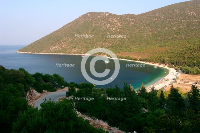 Antisamos (Captain Corelli's Beach), Kefalonia, Greece. Creator: Peter Thompson.