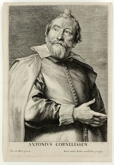 Anton Cornelissen, 1630/45. Creator: Lucas Vorsterman