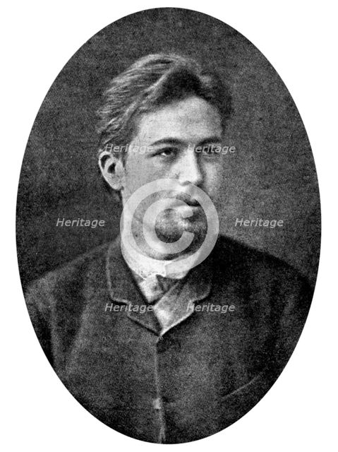 Anton Chekhov (1860-1904), Russian playwright and short story writer, early 20th century. Artist: Unknown