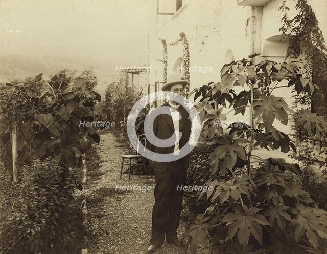 Anton Chekhov, Russian author, Yalta, Crimea, Russia, c1900. Artist: Unknown