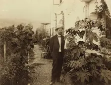 Anton Chekhov, Russian author, Yalta, Crimea, Russia, c1900